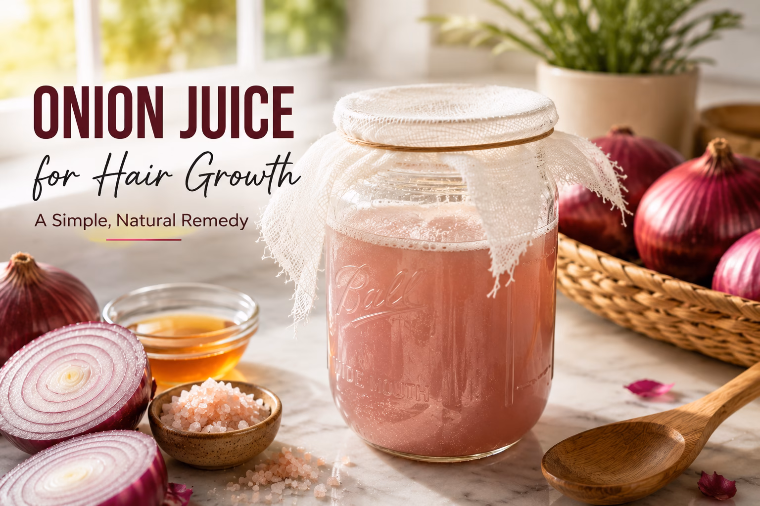 onion juice for hair growth