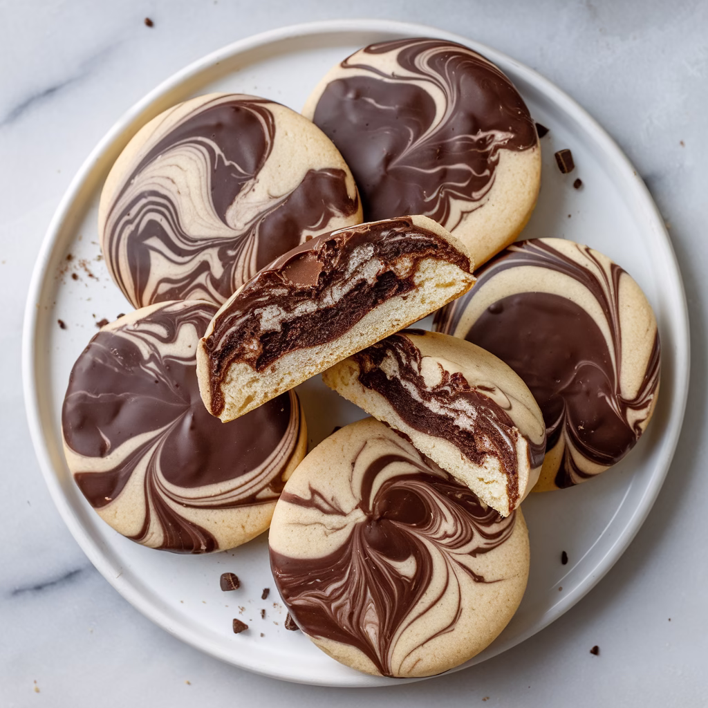 Marble Chocolate Cookies