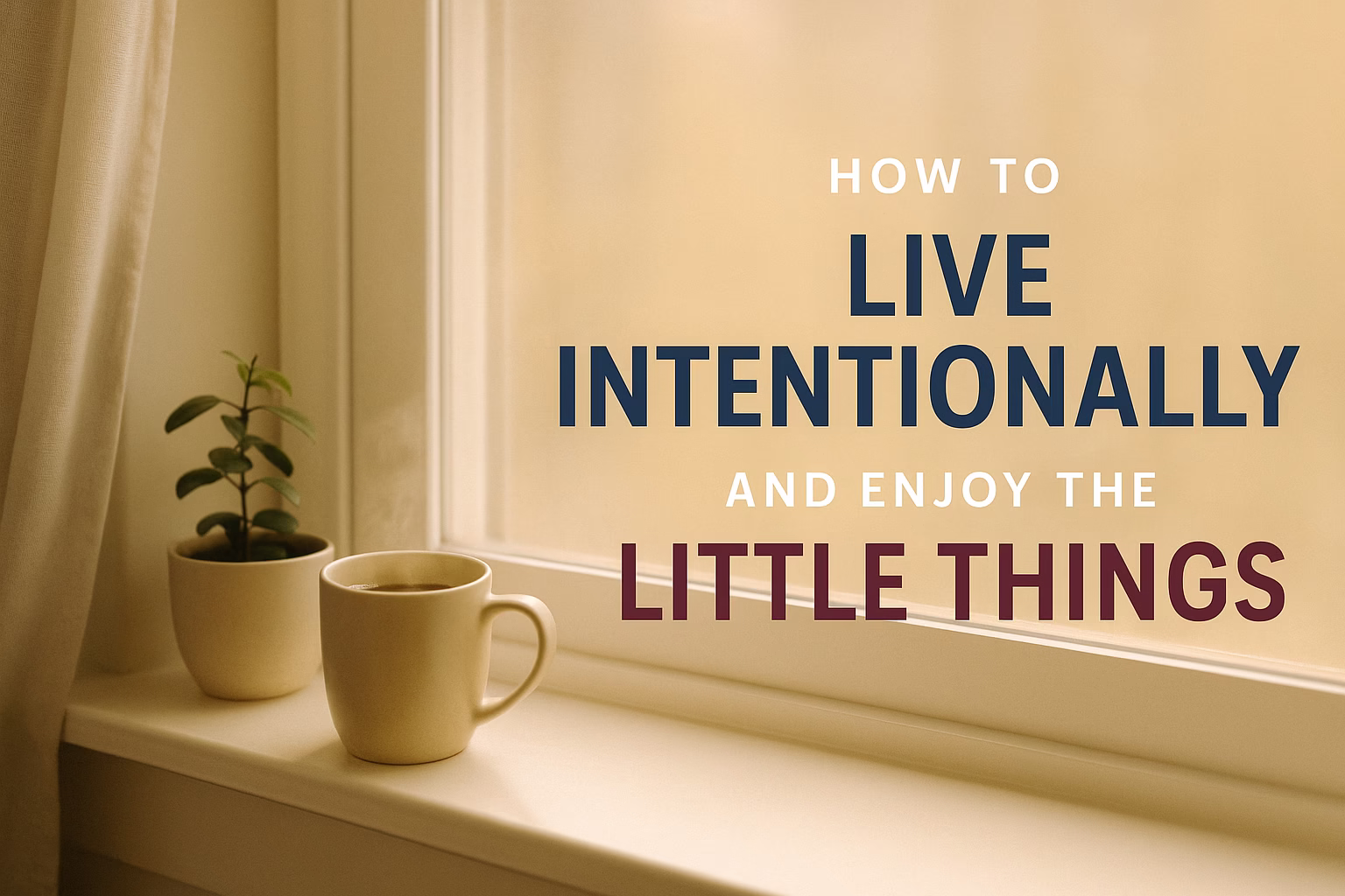 live intentionally