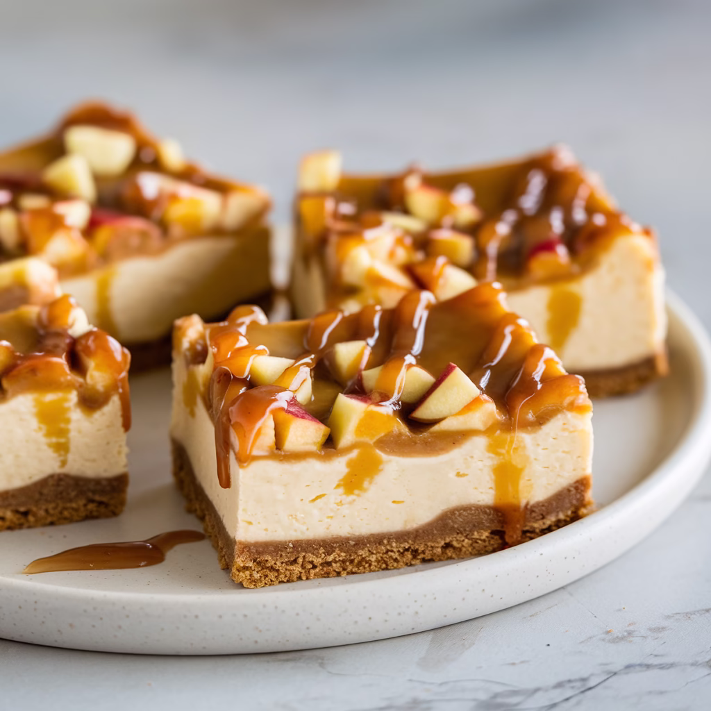 Caramel Apple Cheesecake Bars,Bars