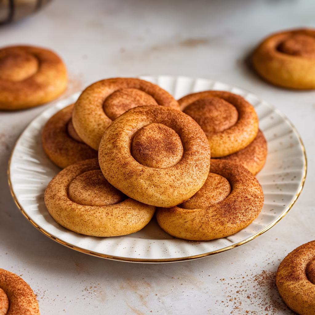 Pumpkin Snickerdoodle Cookies