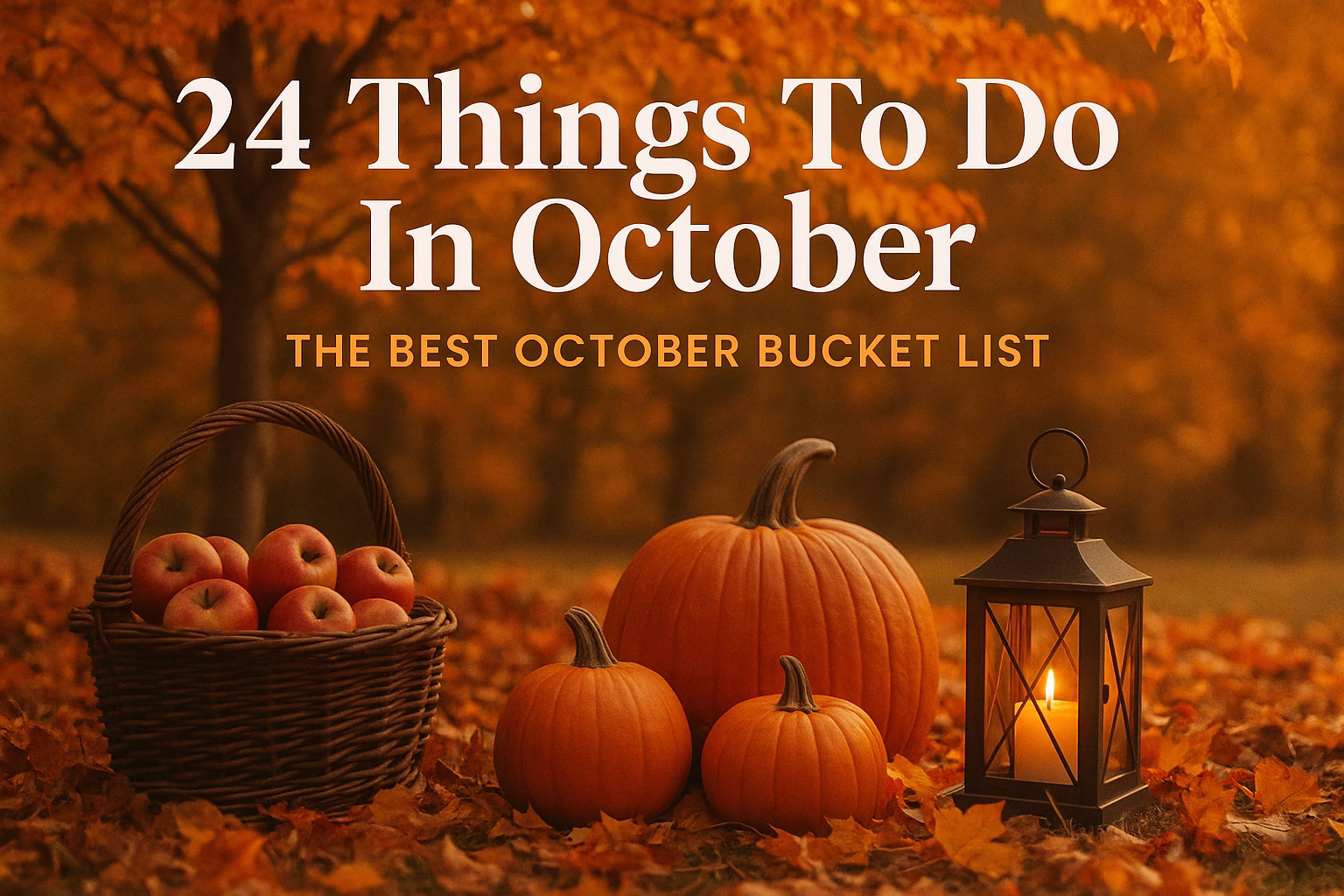 Things To Do In October,october bucket list