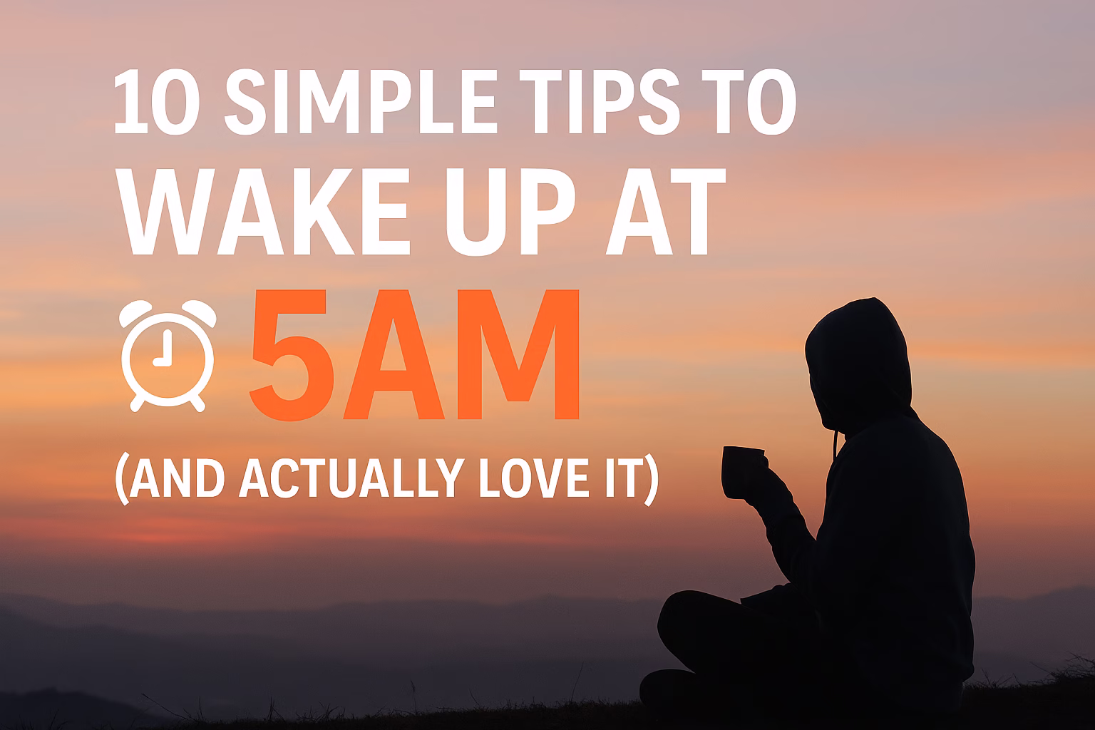 Tips to Wake Up at 5AM,5AM