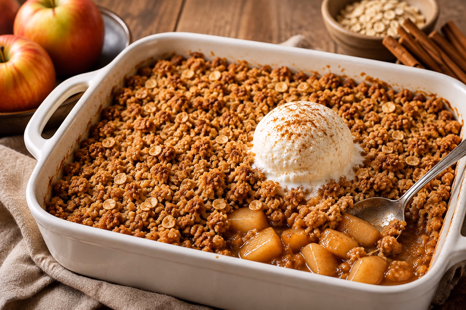 Cinnamon Apple Crisp