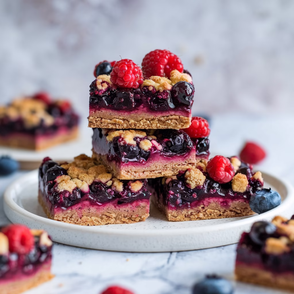Vegan Berry Crumble Bars,bars