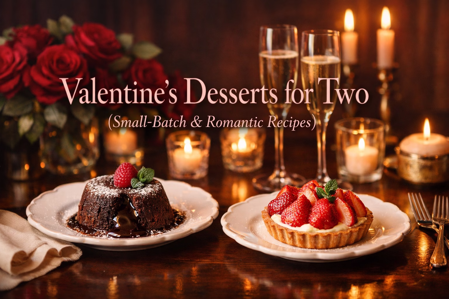 Valentine's Desserts,Valentine's Desserts for Two
