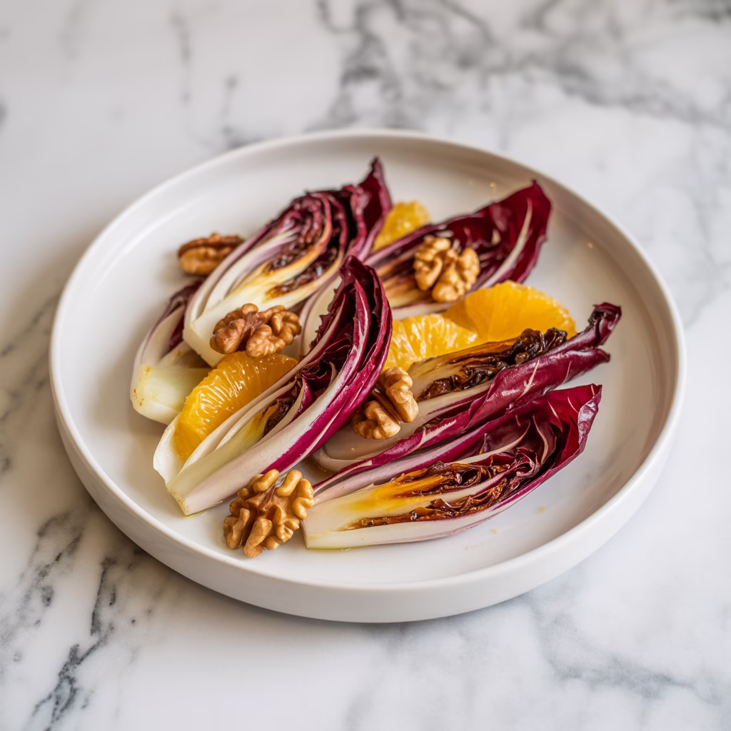 Sautéed Radicchio with Citrus & Walnuts