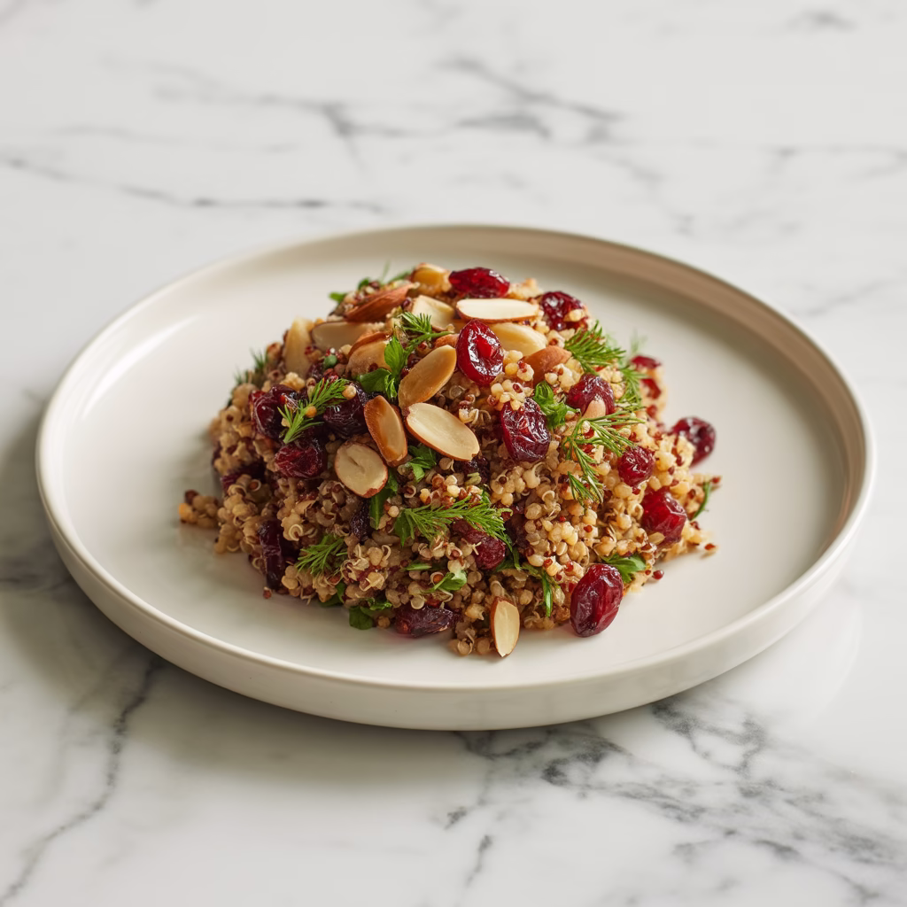 Spiced Quinoa & Cranberry Pilaf