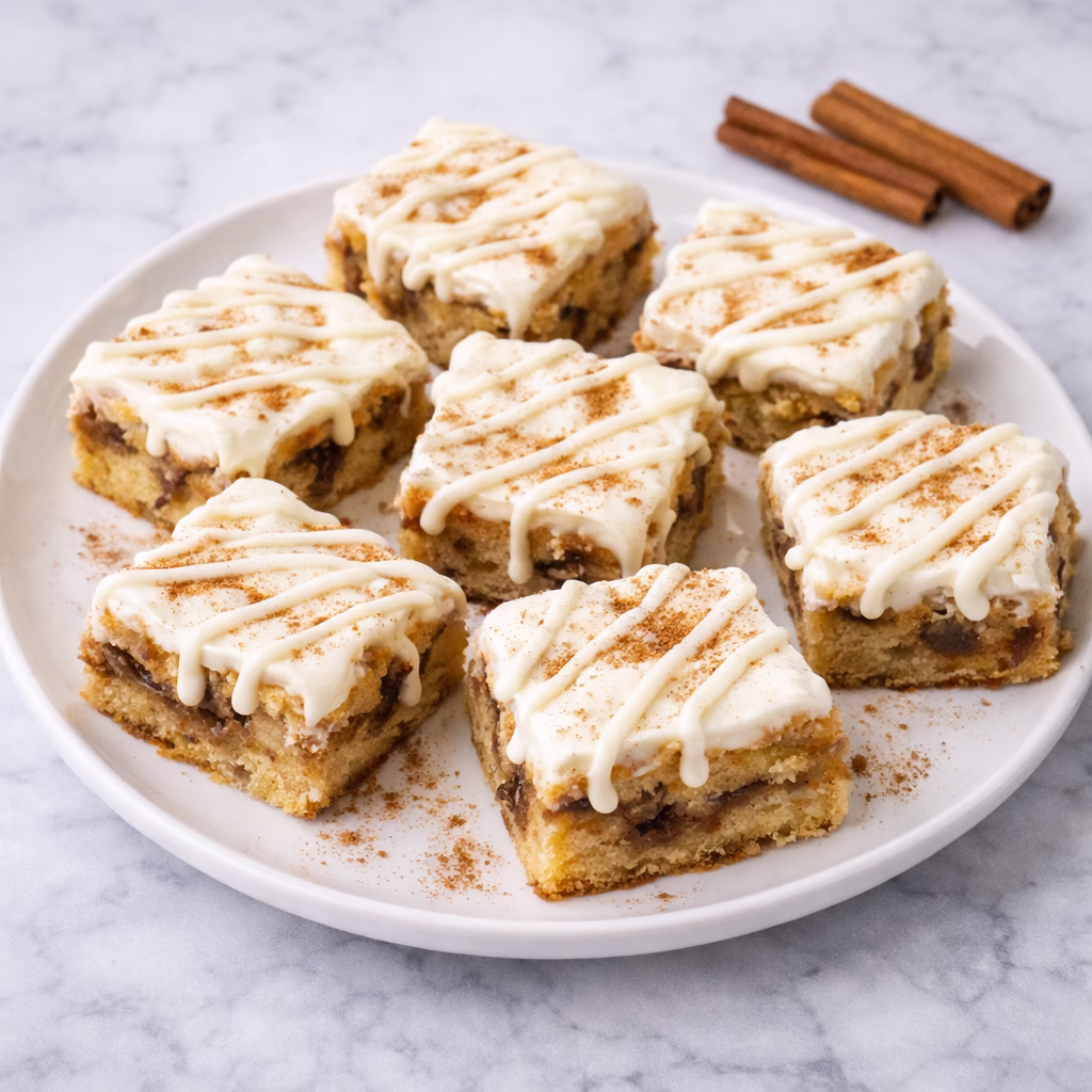 Cinnamon Roll Bliss Bars