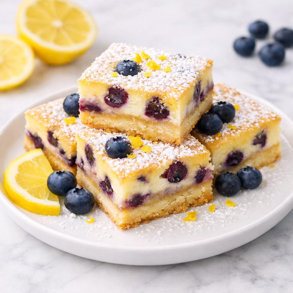 Lemon Blueberry Dessert Bars