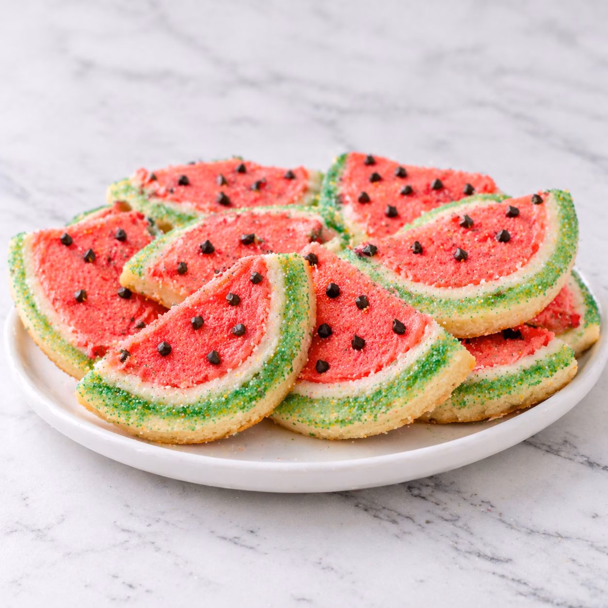 Watermelon Sugar Cookies
