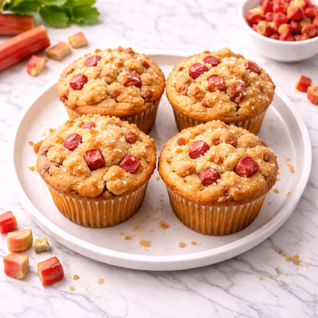 Rhubarb Muffins