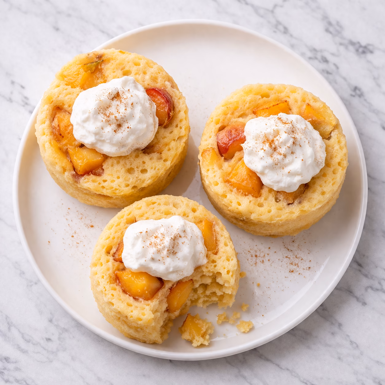 Peach Mug Cake