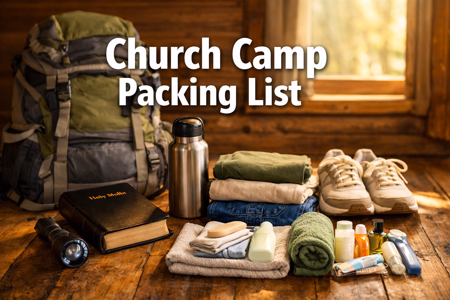 Church Camp packing list