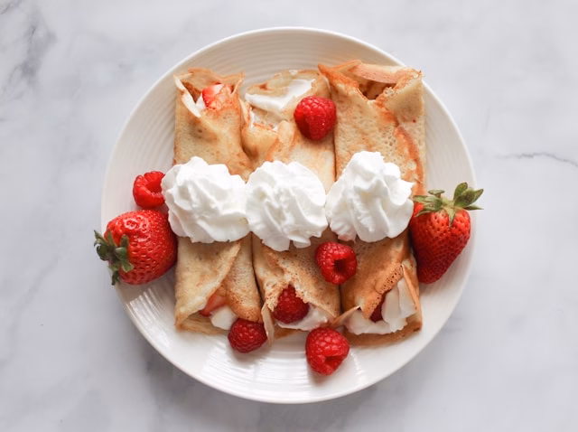 Strawberry Crunch Cheesecake Tacos