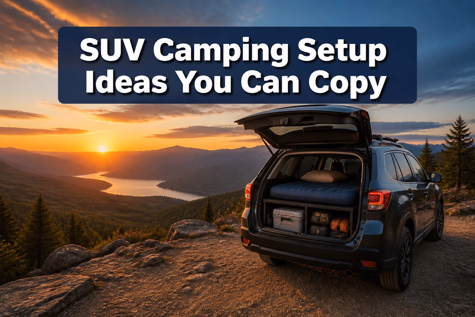 Suv camping set up ideas you can copy