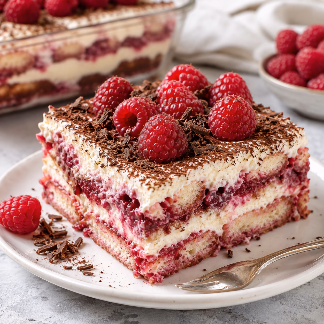 Raspberry Tiramisu,Homemade raspberry tiramisu