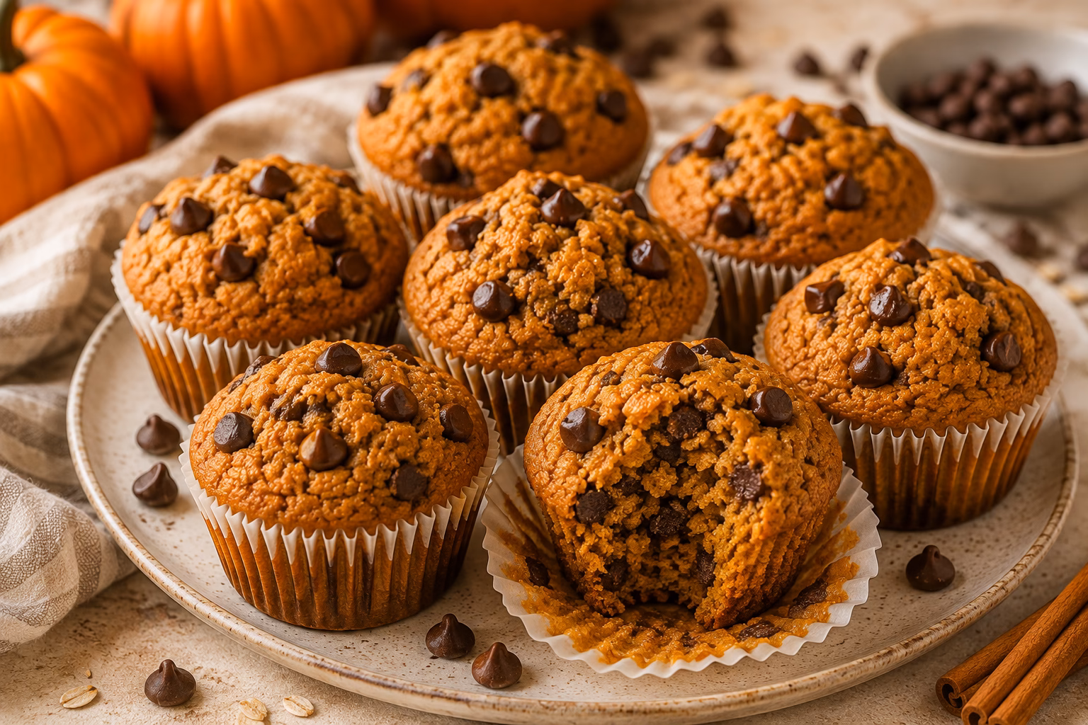 Pumpkin Protein Muffins