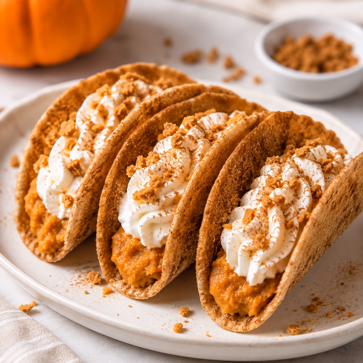Pumpkin Pie Tacos