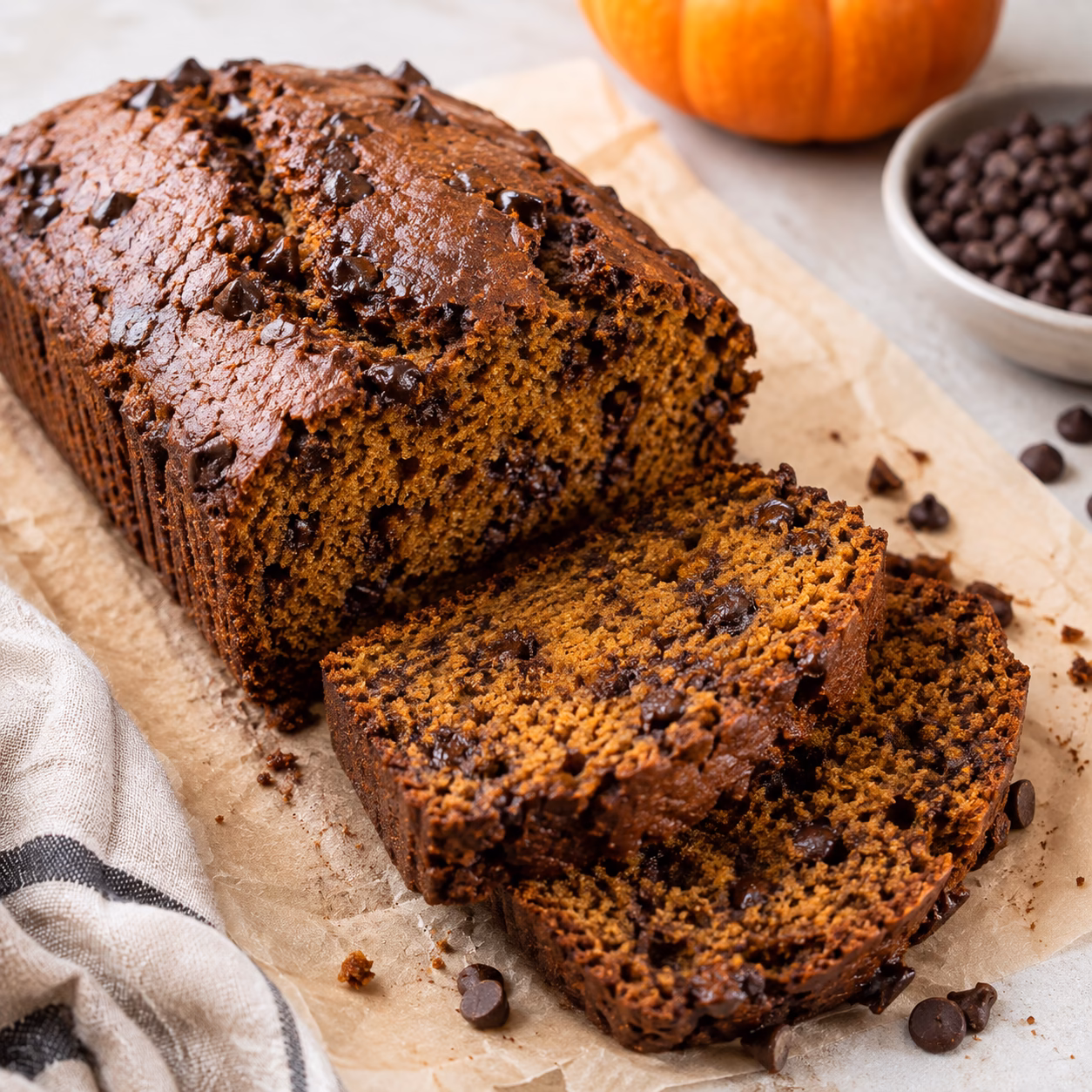 Chocolate Pumpkin Bread,Pumpkin Bread