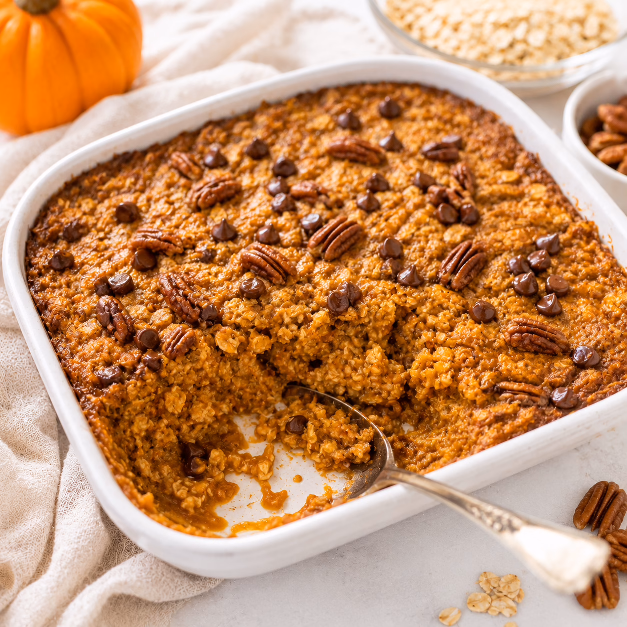 Pumpkin Baked Oatmeal