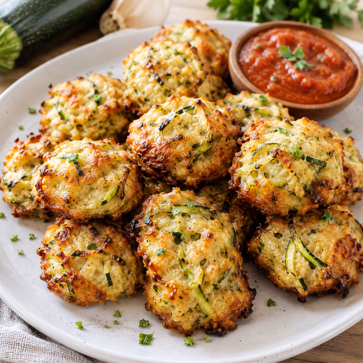 Zucchini Garlic Bites,Zucchini