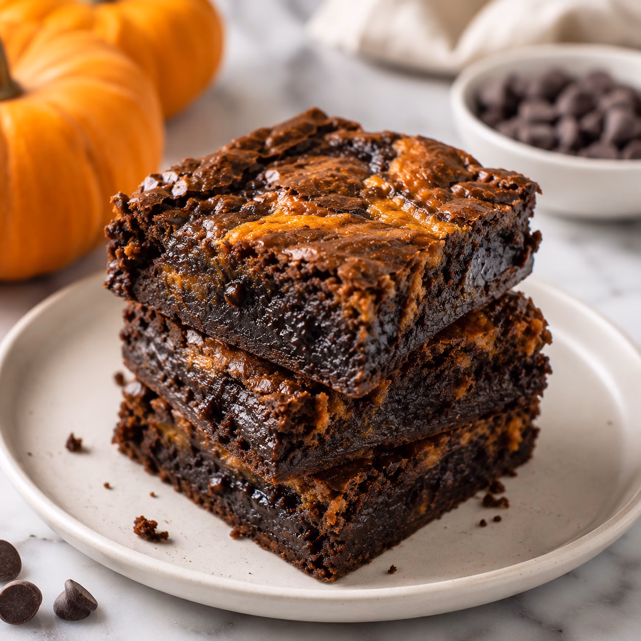 Pumpkin Brownies