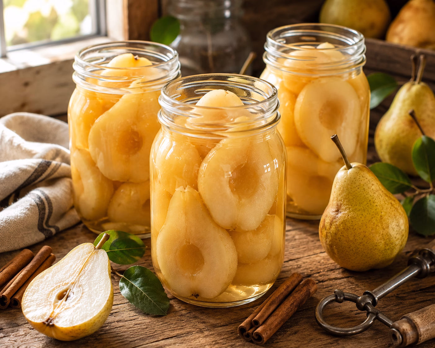 How to Can Pears