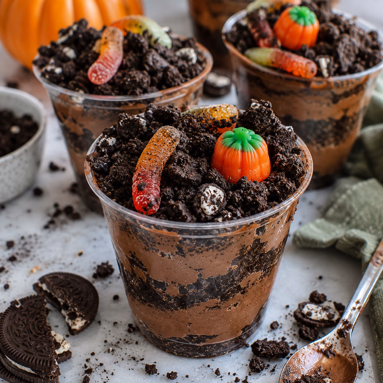 Pumpkin Patch Dirt Cups