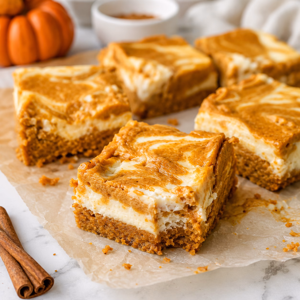Pumpkin Cream Cheese Bars