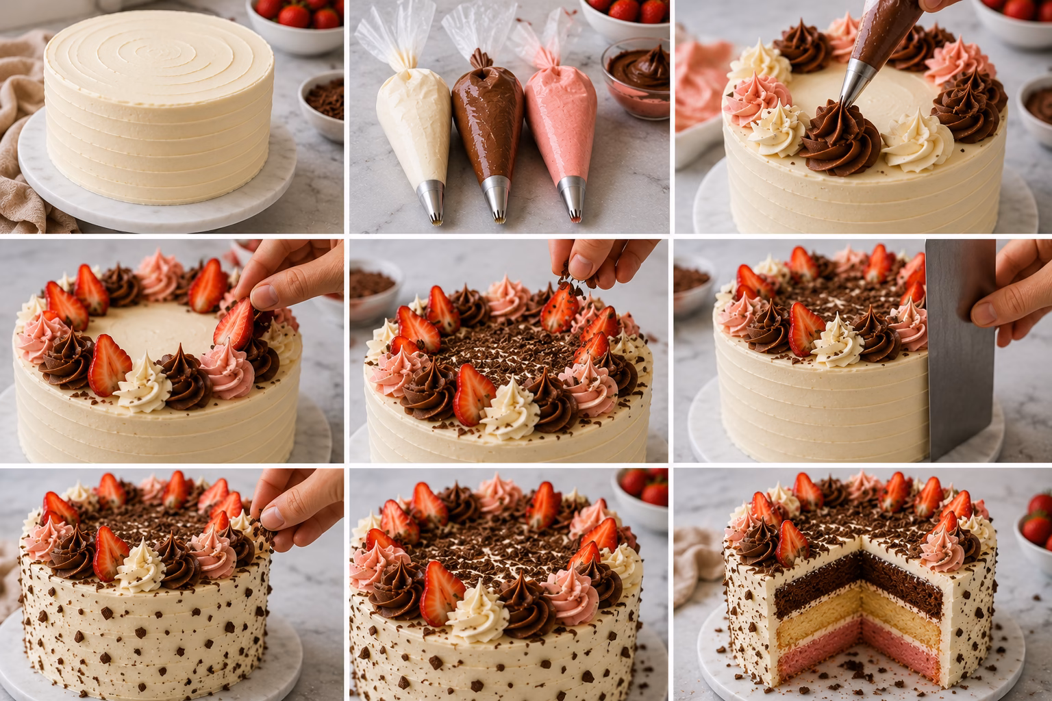 Neapolitan Cake
