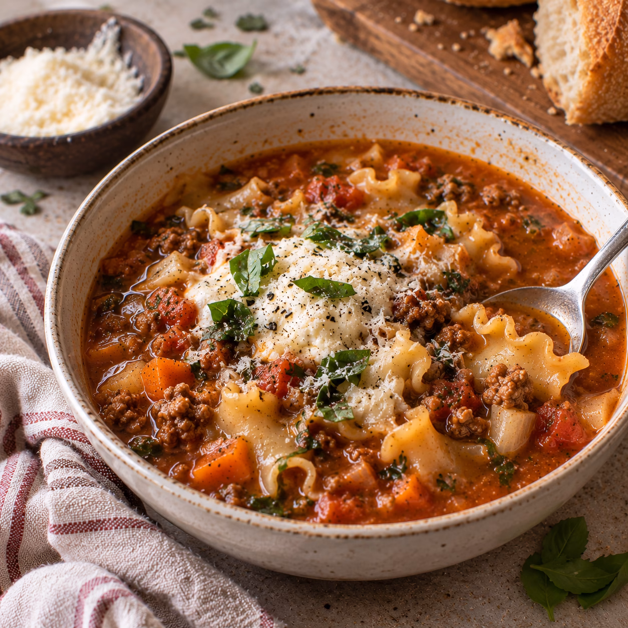 Lasagna Soup