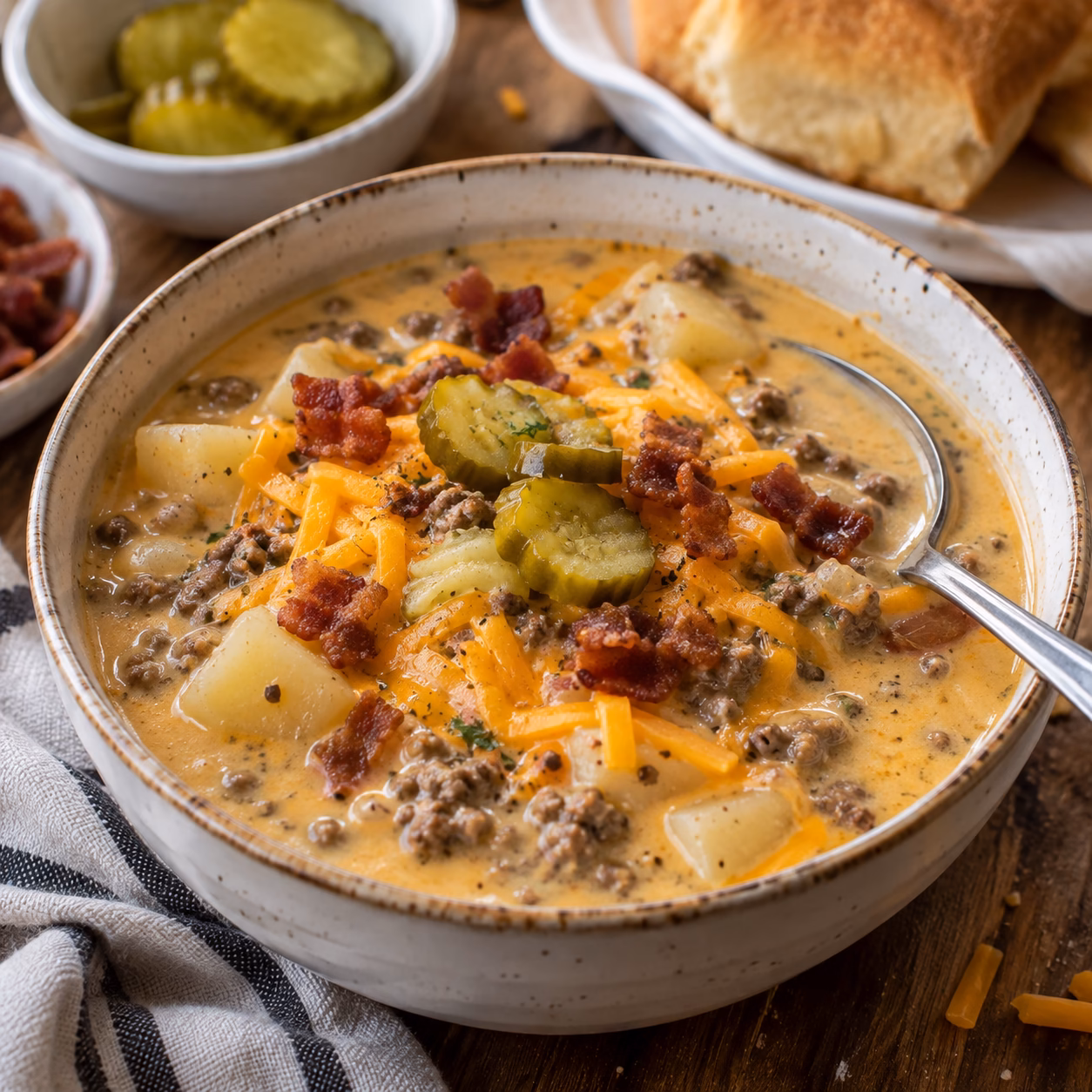 Cheeseburger Soup
