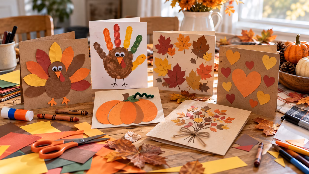 Thanksgiving Homemade Card,Thanksgiving Homemade Card Ideas,Card Ideas