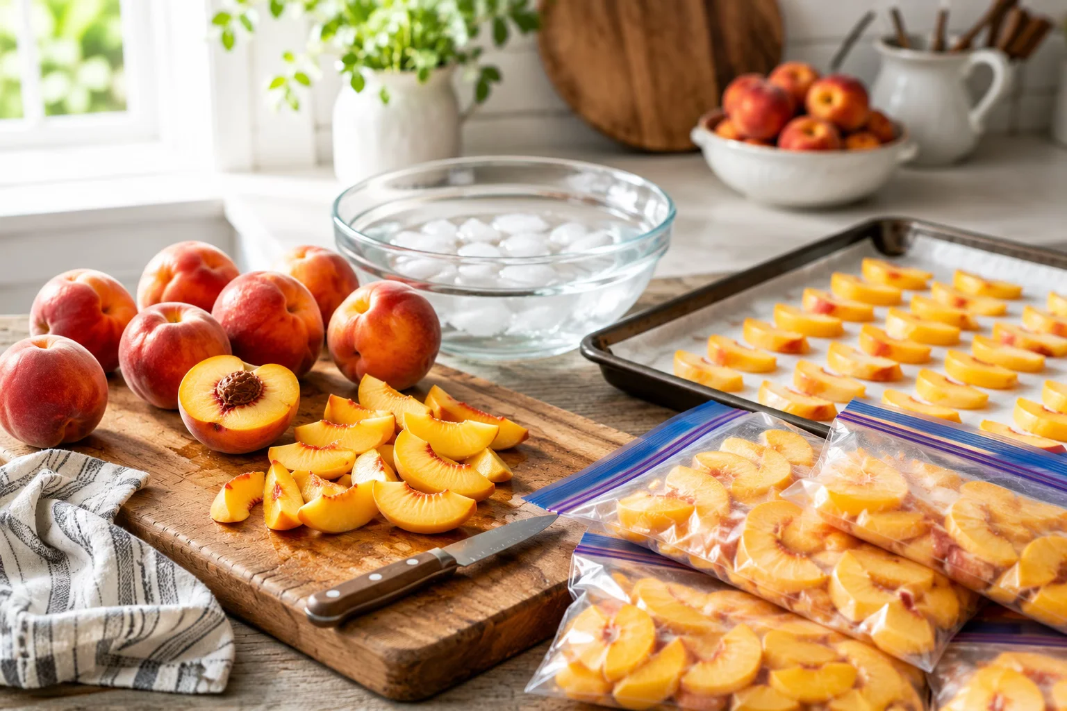 Freeze Peaches,How to Freeze Peaches