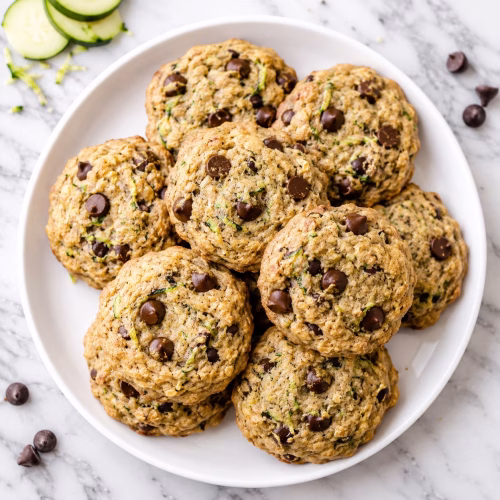 Zucchini Chocolate Chip Cookies