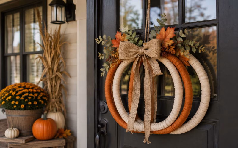 Dollar Tree Pumpkin Wreath Ideas