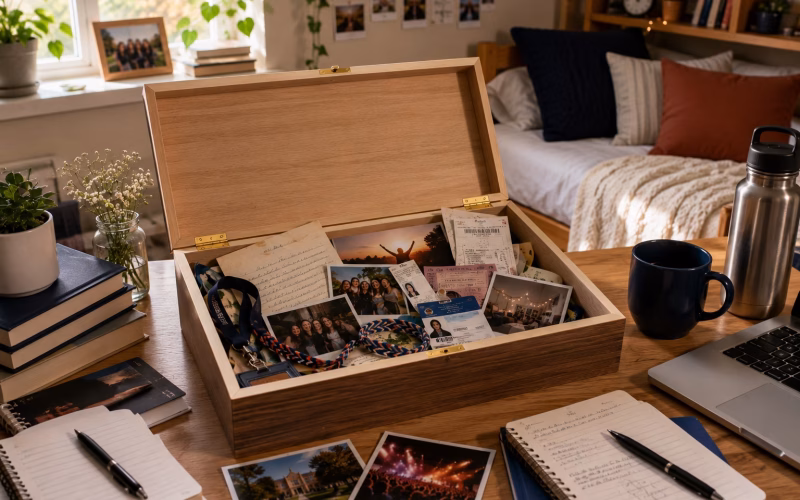 Freshman Memory Box Ideas