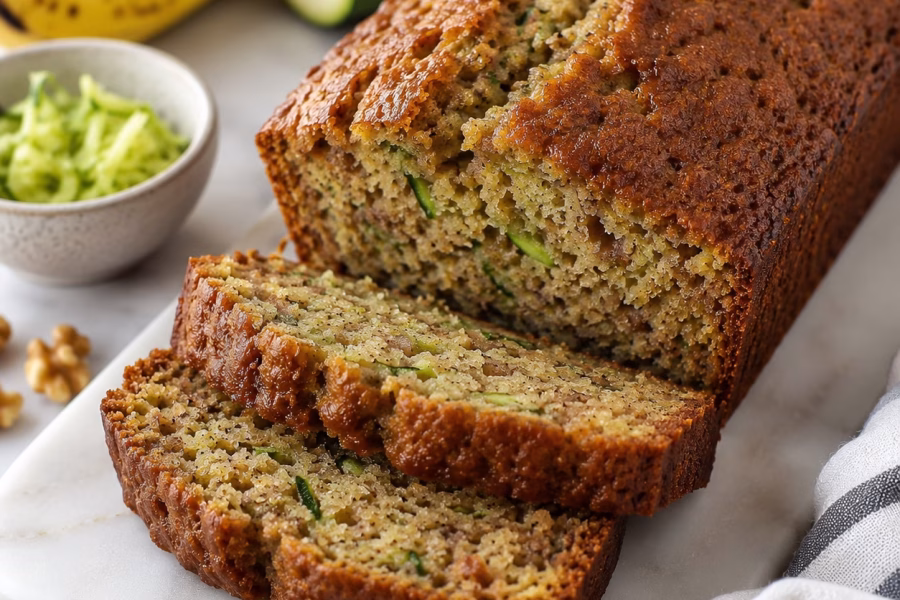 Zucchini Banana Bread