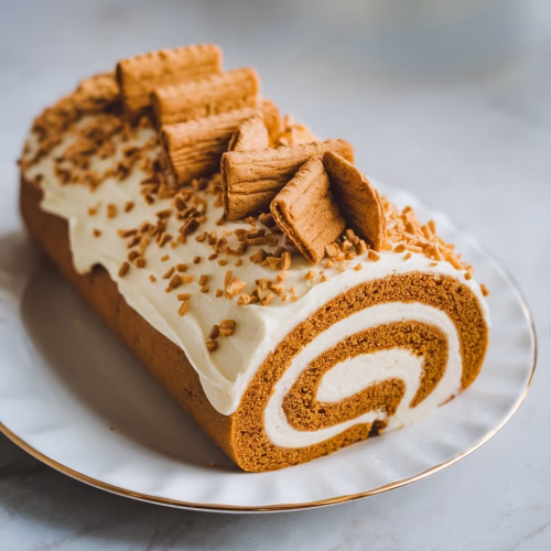 Heavenly Creamy Pumpkin Spice Roll Cake Recipe