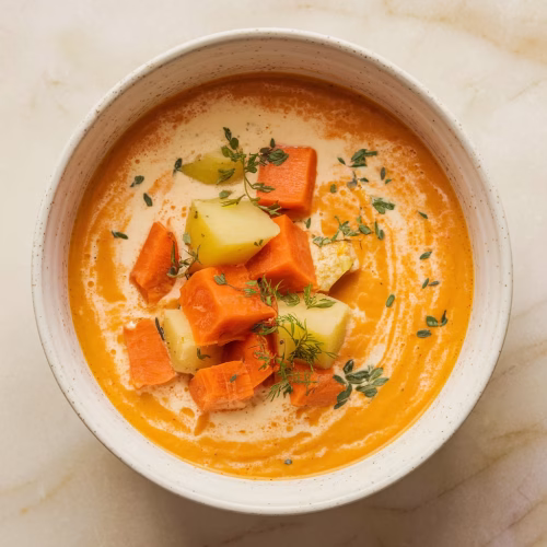 Vegan Carrot Potato Soup