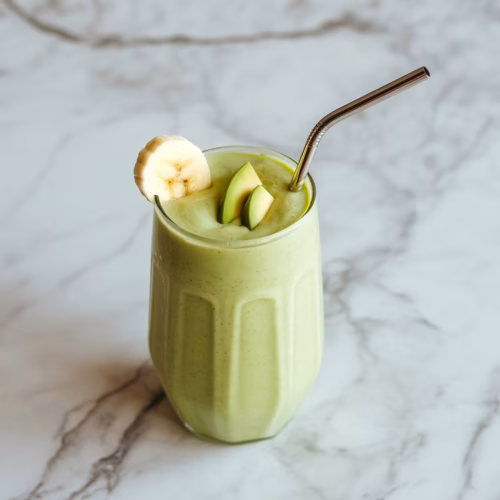 Creamy Avocado Banana Smoothie
