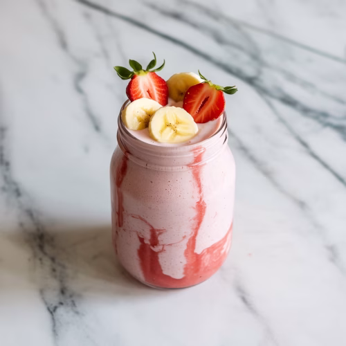 Strawberry Banana Yogurt Smoothie Recipe