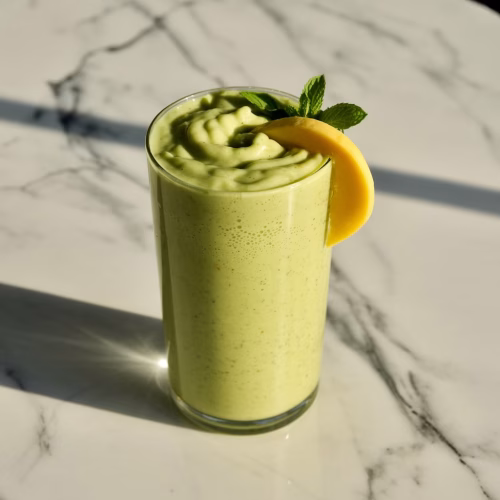 Easy Creamy avocado mango smoothie