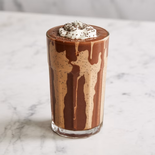 Chocolate Peanut Butter Chia Smoothie