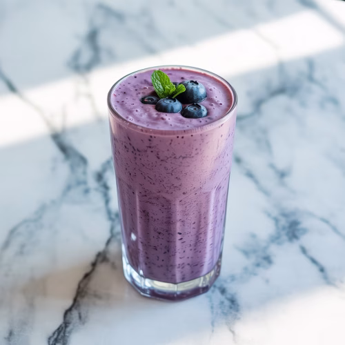 Blueberry Spinach Yogurt Smoothie Recipe for a Healthy Start