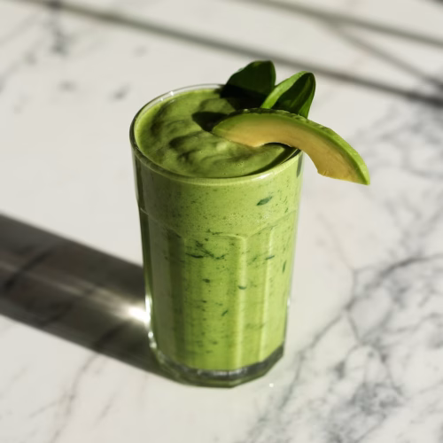 Avocado Spinach Green Smoothie Recipe