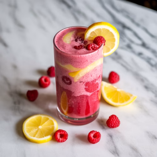 Raspberry Lemon Detox Smoothie