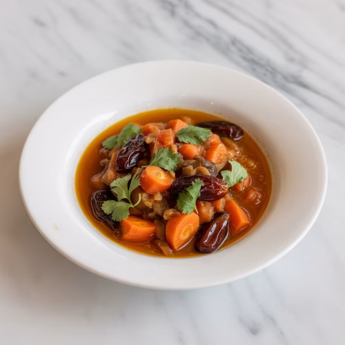 Easy Moroccan Carrot & Date Stew (Single Serving Comfort)