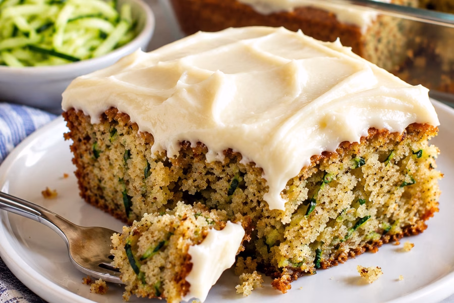 Zucchini Cake with Cream Cheese Frosting